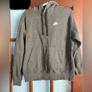 Nike Childs Heather Charcoal Pullover Hoodie